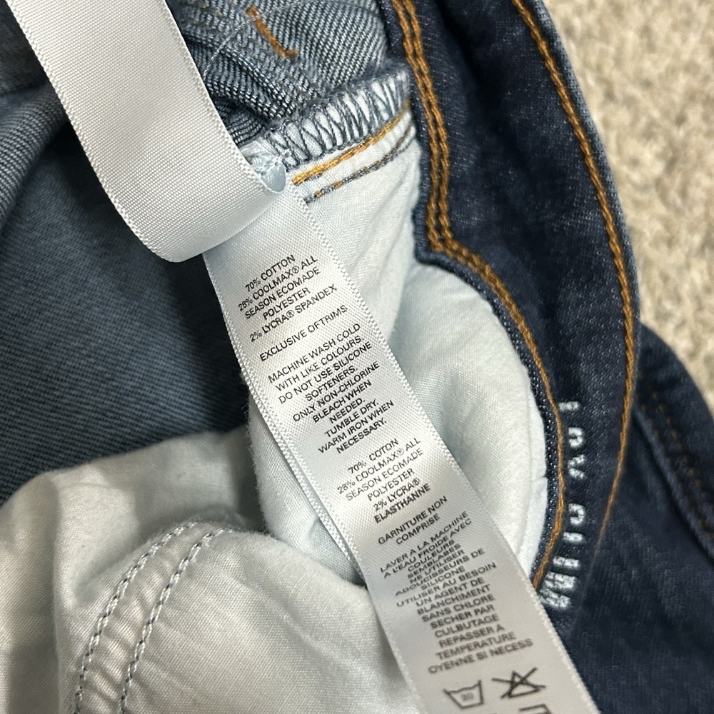 DU/ER L2X Slim Fit Jeans Mens 36X30 (Fits 36X29) Blue Denim Flex Waist DUER - Picture 12 of 13